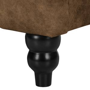 Fauteuil Lovis Microvezel Rica: Bruin