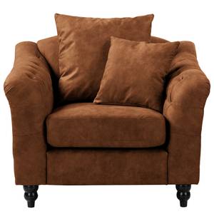 Fauteuil Lovis Microfibre Rica: Cognac