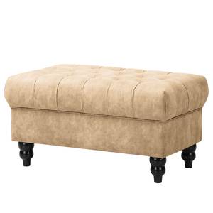 Repose-pieds Lovis Microfibre Rica: Beige