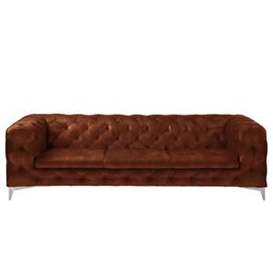 Sofa Merlin (3-Sitzer) Samt Tomi: Braun