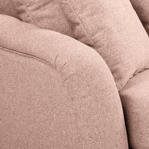Canapé d’angle Lovis Tissu Jazy: Mauve - Méridienne longue à droite (vue de face)