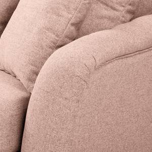 Canapé d’angle Lovis Tissu Jazy: Mauve - Méridienne longue à gauche (vue de face)
