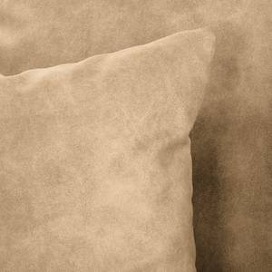 Ecksofa Lovis Microfaser - Microfaser Rica: Beige - Ottomane davorstehend links