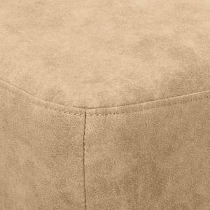 Ecksofa Lovis Microfaser - Microfaser Rica: Beige - Ottomane davorstehend links