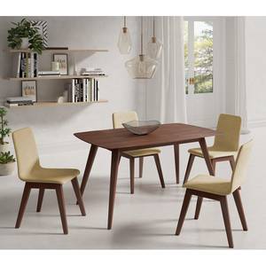 Set per sala da pranzo Nami (5) Beige - 140 x 80 cm - Effetto nocciolo