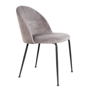 Chaises capitonnées Maxou II (lot de 2) Gris