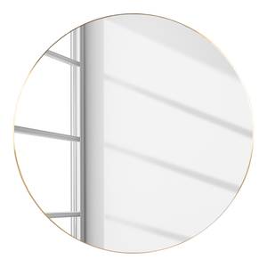 Spiegel Jenks I Metall - Messing - Durchmesser: 40 cm