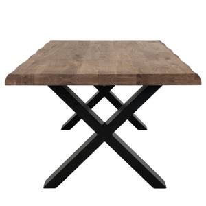 Tavolino da salotto Togo Rovere massello / Metallo - Quercia scuro