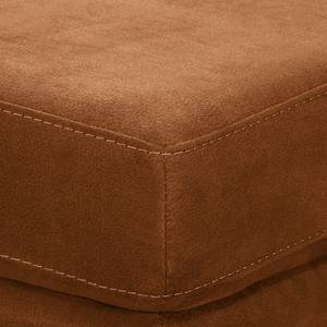 Pouf repose-pieds Croom II Microfibre Zaira: Cognac