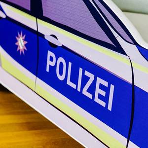 Autobett Polizei 70 x 140cm - Ohne Matratze