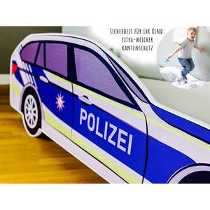 Autobett Polizei 70 x 140cm - Ohne Matratze
