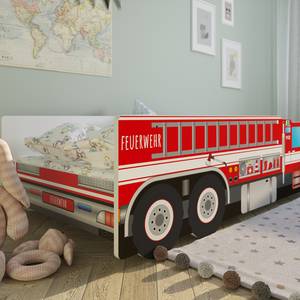 Autobed Brandweer 80 x 160cm - Zonder matras