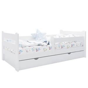 Lit enfant Niklas Blanc - Matelas de mousse froide