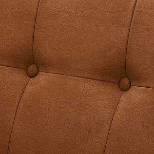 Sessel Croom Microfaser Zaira: Cognac - Mit Hocker