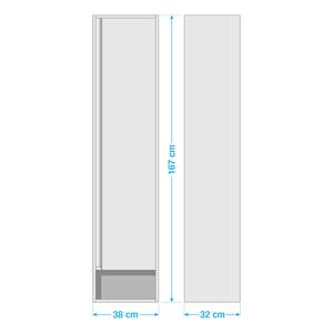 Hochschrank Natura Asteiche Dekor - Türanschlag rechts