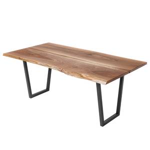 Eettafel Perley Notenboom - Breedte: 140 cm - U-vorm