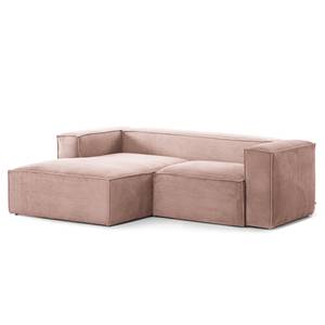 Ecksofa Mandal II Cord - Cordstoff Lole: Mauve - Longchair davorstehend links