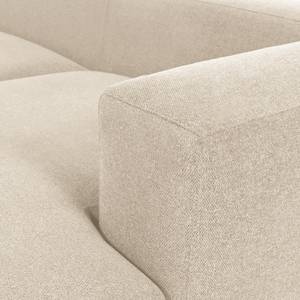 Ecksofa Mandal IV Chenille - Chenille Gratia: Beige - Longchair davorstehend rechts