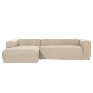 LF - Chaise Lot de 4 fauteuils Konna en tissu beige