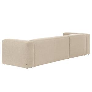 Ecksofa Mandal IV Chenille - Chenille Gratia: Beige - Longchair davorstehend links