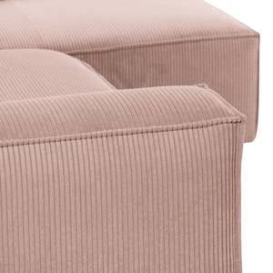 Ecksofa Mandal IV Cord - Cordstoff Lole: Mauve - Longchair davorstehend rechts