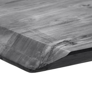 Table Hamton Acacia Gris - Largeur : 200 cm - Métal vintage - Forme en X