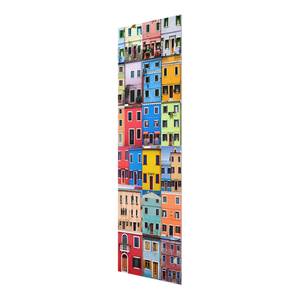 Glasbild Venezianische Häuser Mehrfarbig - 50 x 125 x 0,4 cm - 50 x 125 cm