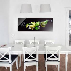 Quadro di vetro Mojito Nero - 80 x 30 x 0,4 cm - 80 x 30 cm