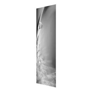 Glazen afbeelding Story of Waterdrop II zwart/wit - 125 x 50 x 0,4 cm - 125 x 50 cm