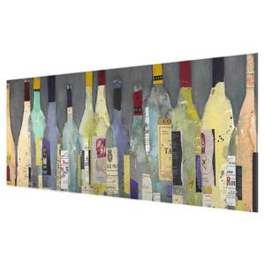 Glazen afbeelding Sterke Drank blauw - 125 x 50 x 0,4 cm - 125 x 50 cm