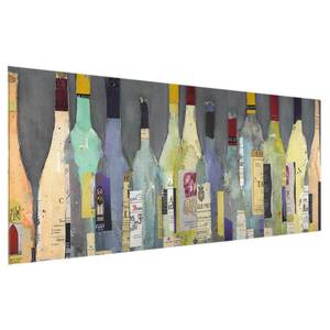 Glazen afbeelding Sterke Drank blauw - 125 x 50 x 0,4 cm - 125 x 50 cm