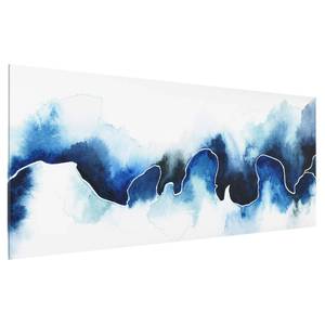 Tableau en verre Glacier Blanc - 125 x 50 x 0,4 cm - 125 x 50 cm