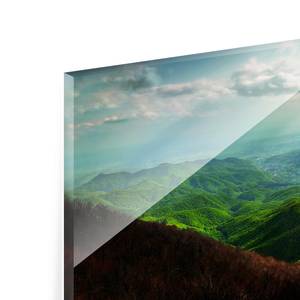 Quadro di vetro Heavenly Ground Verde - 125 x 50 x 0,4 cm