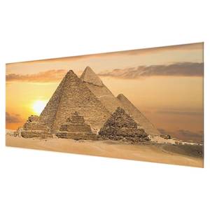 Quadro di vetro Dream of Egypt Oro - 80 x 30 x 0,4 cm - 80 x 30 cm