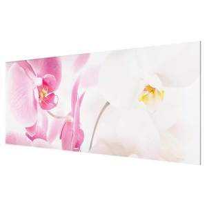Tableau en verre Delicate Orchids Rose - 125 x 50 x 0,4 cm - 125 x 50 cm