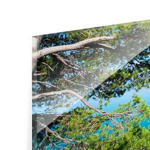 Glasbild Hidden Paradise Blau - 125 x 50 x 0,4 cm - 125 x 50 cm