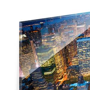 Quadro di vetro Midtown Manhattan Blu - 125 x 50 x 0,4 cm - 125 x 50 cm