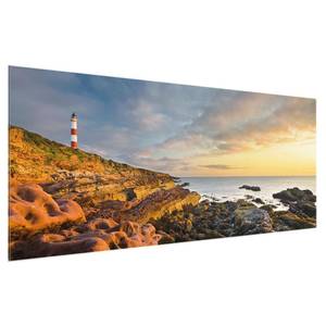 Tableau en verre Tarbat Ness Beige - 125 x 50 x 0,4 cm