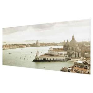 Tableau en verre Lagune à Venise Beige - 80 x 30 x 0,4 cm - 80 x 30 cm
