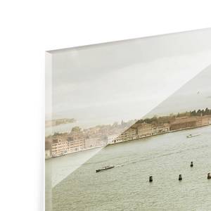 Tableau en verre Lagune à Venise Beige - 80 x 30 x 0,4 cm - 80 x 30 cm