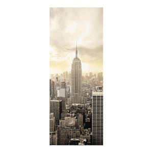 Glazen afbeelding Manhattan Dawn beige - 80 x 30 x 0,4 cm - 80 x 30 cm