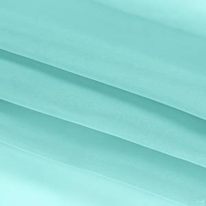 Rideau à ruflette Oilie Polyester - Turquoise - 140 x 270 cm