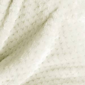 Plaid Leepy Polyester - Crème - 220 x 240 cm