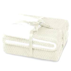 Kuscheldecke Leepy Polyester - Creme - 170 x 210 cm