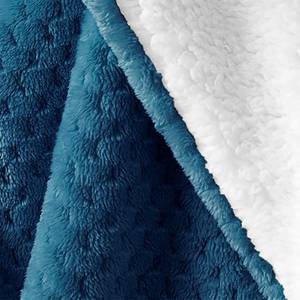 Plaid Leepy Polyester - Bleu foncé - 70 x 150 cm