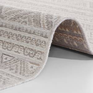 Naturteppich Maranao Jute / Wool / Viscose - Creme / Grau - 160 x 230 cm