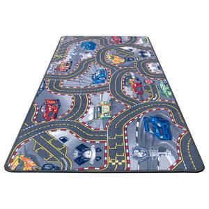 Tapis enfant Race Track Polyamide - Multicolore - 90 x 200 cm