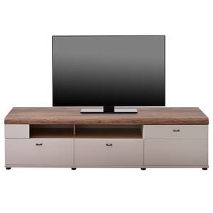 Tv-meubel Saida II kasjmierkleurig/notenboomhouten look