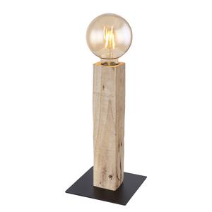 Tafellamp Adalie II Bruin - Metaal - Massief hout - 15 x 30 x 15 cm