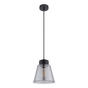 Hanglamp Gumba IV Zwart - Grijs - Glas - Metaal - Hoogte: 120 cm